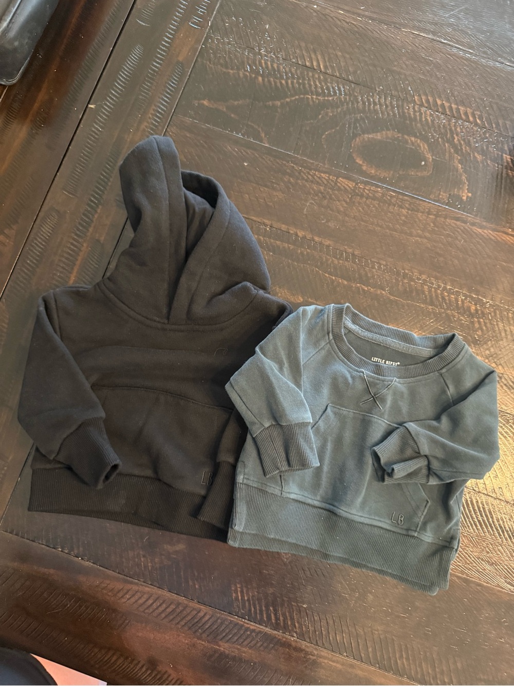 Little Bipsy Baby Sweatshirt Bundle Kangaroo Pocket Pullover Size 0-3 Months